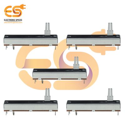 SC4582G A10K 73mm Dual Channel Linear Slide Potentiometer Pack of 5